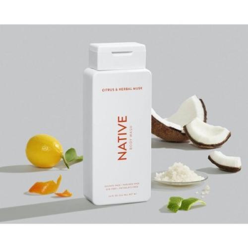 2 pack Native Body Wash - Citrus & Herbal Musk - Sulfate Free - 18 fl oz