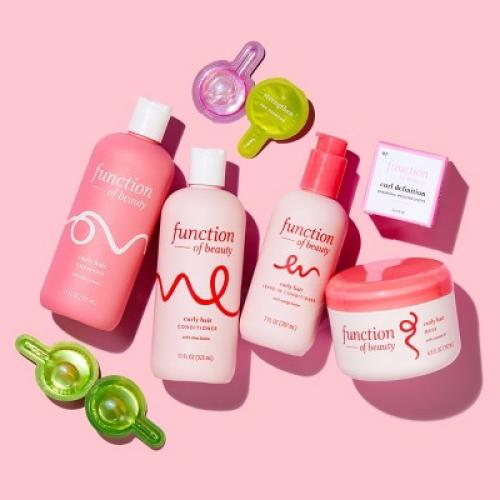 2 Pack Function of Beauty Curly Hair Mask Base with Coconut Oil - 6.5 fl oz