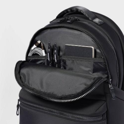 Faux Neoprene; Backpack Black - All In Motion