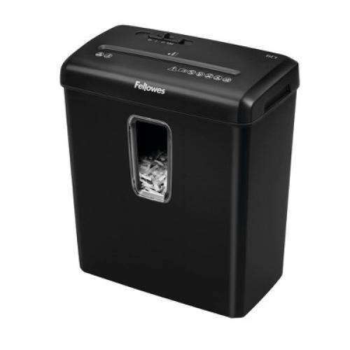 Fellowes Powershred 6ct Cross-Cut Paper Shredder - Black