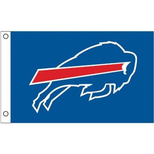 Blue and Red 3x5 Evergreen Buffalo Bills 3' x 5' Indoor Outdoor Flag for Home Apartment Dorm Rooms