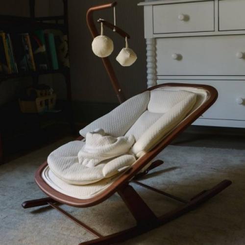 Snuggle Me Baby Bouncer and Rocker - Walnut Brown