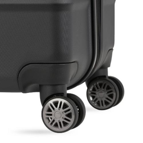 SWISSGEAR Cascade Hardside Large Checked Spinner Suitcase - Black