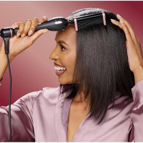 Gold N Hot Pressing and Styling Heated Straightening Brush