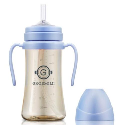 Grosmimi PPSU Straw Cup - 10oz (300ml) Skyblue 10oz