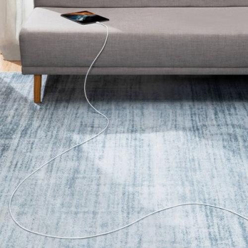 Anker 10' 60W Braided USB-C to USB-C Max Fast Charging Cable - White