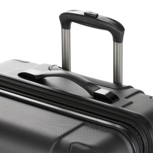 SWISSGEAR Cascade Hardside Large Checked Spinner Suitcase - Black
