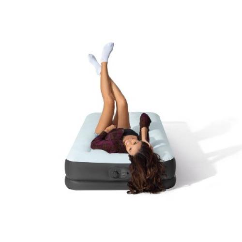 Intex Mid Rise 12 Air Mattress with Internal USB Pump - Twin Size