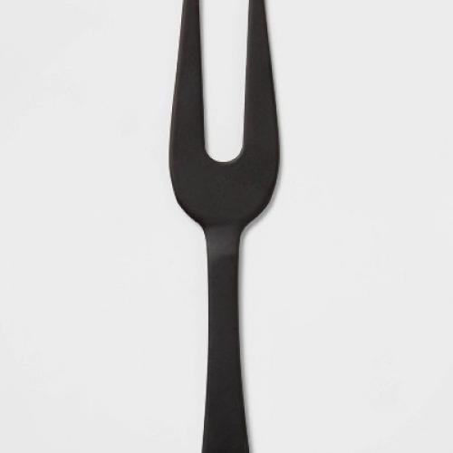 4pk Stainless Steel Cheese Knives Black - Threshold