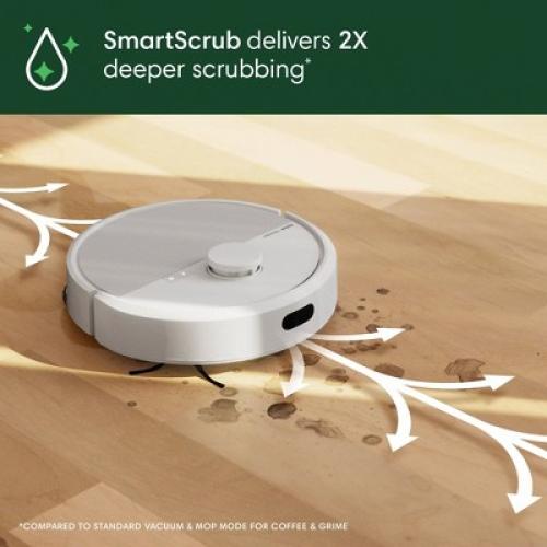iRobot Roomba Plus 405 (G185) Combo Vacuum & Mop   AutoWash Dock Dual Spinning Pads, Smart & Fast Mapping, Self-Cleans White