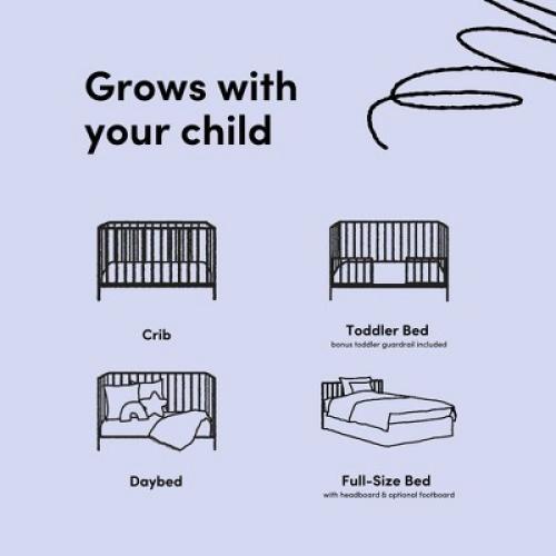 Storkcraft Casablanca Convertible Crib with Drawer - Frosted Oat