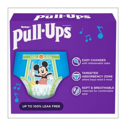 Pull-Ups Boys' Learning Designs Training Pants Econ  Pack - Size 5T-6T - 66ct