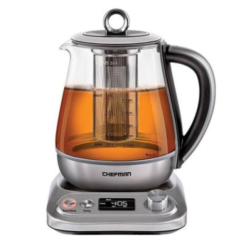 Chefman 1.5L Programmable Electric Glass Kettle