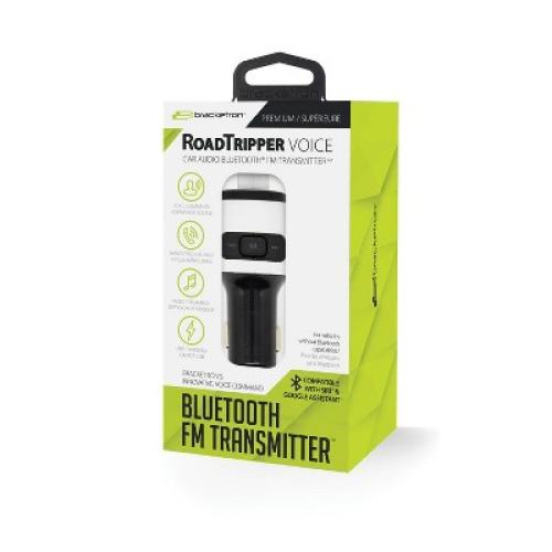 Bracketron Roadtripper VOICE Car Audio Bluetooth FM Transmitter – Black