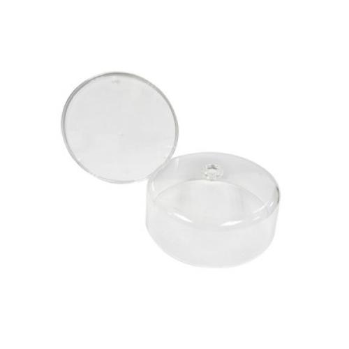 12 Plastic Cake Tray with Lid - Room Essentials™: BPA-Free Round Dessert & Bakery Tray, Dishwasher-Safe, Clear