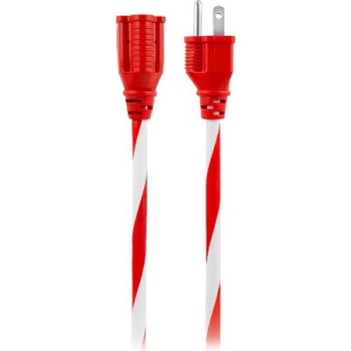 GE 1-OL Grounded Extension Cord 25' Outdoor Red/White