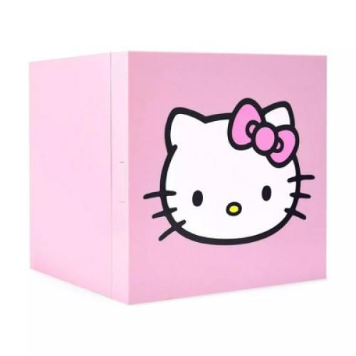 Ukonic Sanrio Hello Kitty Pink 6.7L Single Door Mini Fridge