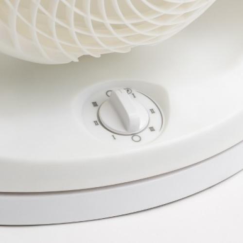 IRIS WOOZOO Oscillating Air Circulator Fan, White