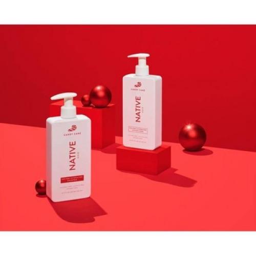 Native Vegan Candy Cane Natural Holiday Hydration Conditioner, Clean, Sulfate, Paraben and Silicone Free - 16.5 fl oz
