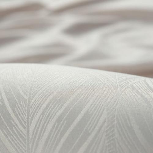 Chanasya 2pk Embossed Textured Sheer Window Curtain Panels - Set of 2 - 52 x 63 Inches Long - Leaf, Beige