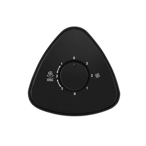 Holmes 13 Oscillating 3 Speed Mini Tower Fan with Digital Clock Black