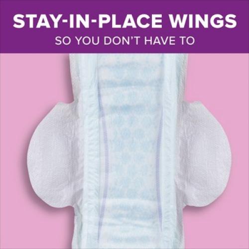 Poise Ultra Thin Moderate Absorbency Pads with Wings - Regular - 54ct
