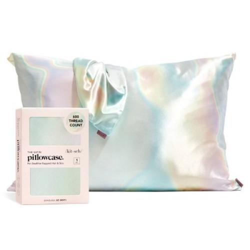 Kitsch Queen Size Satin Standard Pillowcase Thread Count 600 - Multicolor