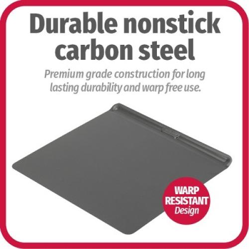 GoodCook AirPerfect Medium & Large 2pk Insulated Nonstick Baking Cookie Sheets: Carbon Steel Bakeware Set