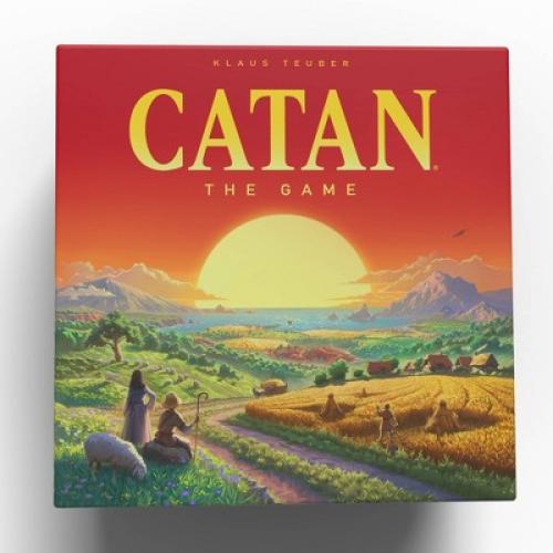 Asmodee CATAN 6E Refresh Board Game: Strategy & Social Skills, 1 Hour Play, 3-4 Players, Includes Cards & Dice