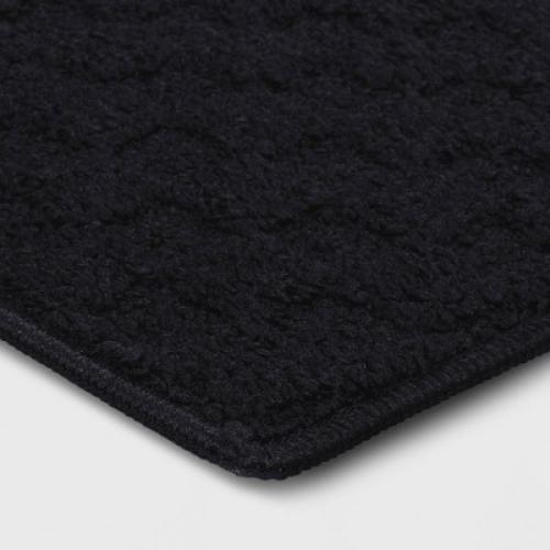 1'8x2'6 Tufted Rug Black - Room Essentials™
