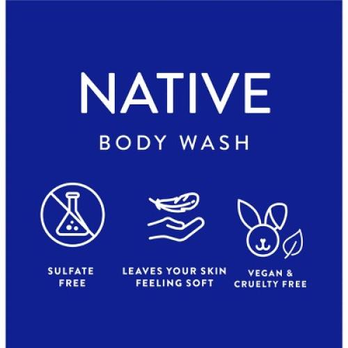 2pack Native Body Wash for Men & Women - Ocean & Timber - Sulfate Free - 18 fl oz ki
