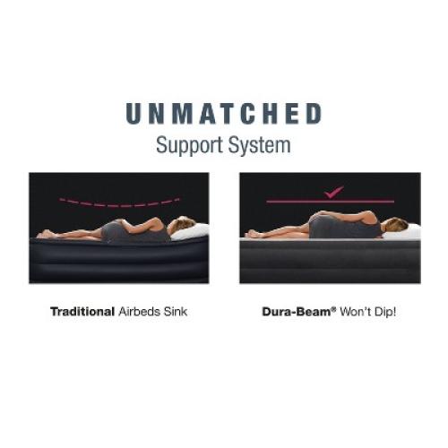 Intex Ultra Plush 20 Queen Air Mattress with 120V Internal Pump