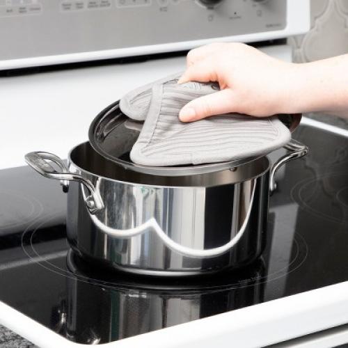 All-Clad Premium Pot Holder, 2 Piece, Titanium