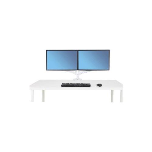 Ergotron LX Dual Side-by-Side Monitor Arm Up to 27 Monitor White 45-491-216
