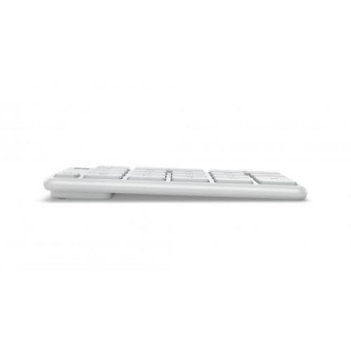 Microsoft Number Pad Glacier - Bluetooth 5.0 Connectivity - 2.4 GHz Frequency Range - Connect up to 3 devices - 1.3mm low profile key travel