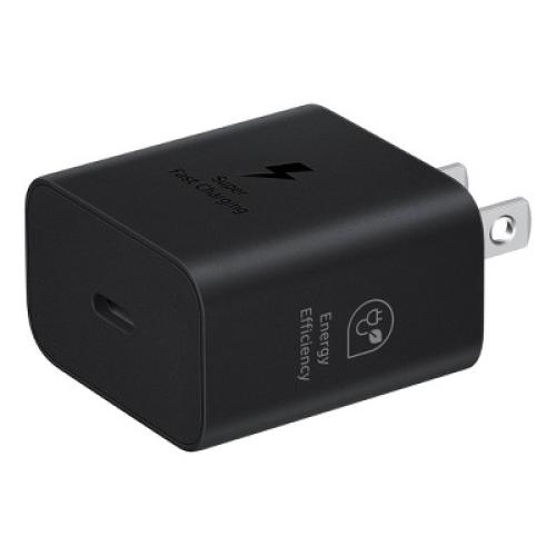 Samsung 25W Super Fast USB-C Wall Charger (Cable Not Included) - Black