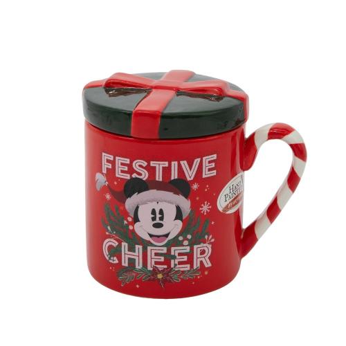 Disney 18.6oz Ceramic Lid Mug Red