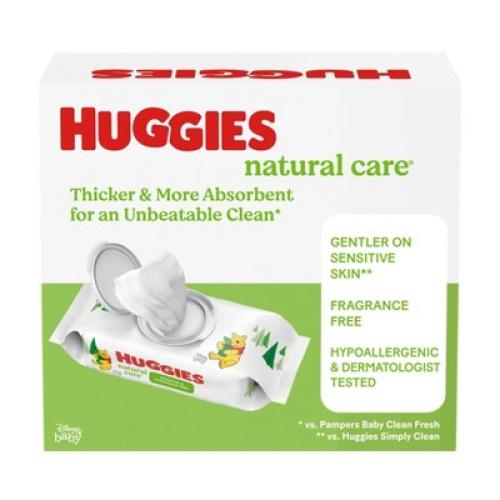 Huggies Natural Care Sensitive Unscented Baby Wipes - 288ct