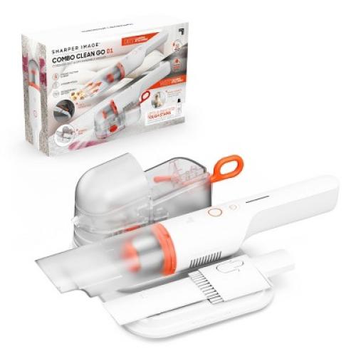 Sharper Image Combo Clean Go 01 Cordless Wet and Dry Handheld Vacuum White❗MAY HAVE MISSING PIECES/NEEDS CLEANING❗