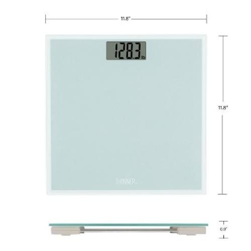 Thinner Glass Weight Scale Silver