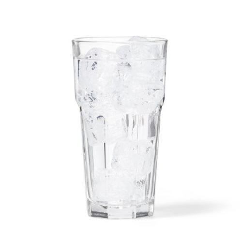 12pc Glass Tremont Tall and Short Faceted Tumbler Set - Threshold™: Drinking Glasses, Glassware, Dishwasher-Safe one is missing ‼️1 missing‼️