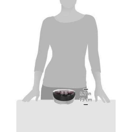 Remington Ionic Conditioning Hair Setter, 20 Velvet Hair Rollers, 6 Large (1¼”), 10 Medium (1), 4 Small (¾”), Blowout Style Hair Curlers