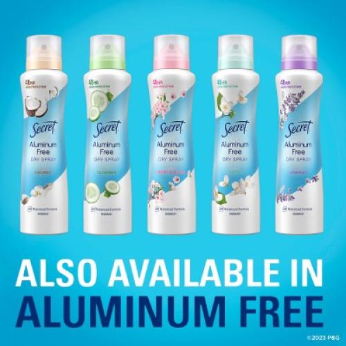 3pack Secret Dry Spray Antiperspirant and Deodorant for Women - Shower Fresh - 4.1oz