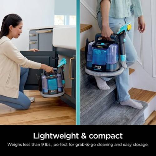 ‼️has stains and dust ‼️Shark StainStriker HairPro Portable Carpet, Upholstery & Area Rug Cleaner with Pet Mess & Hair Tools PX251TGT