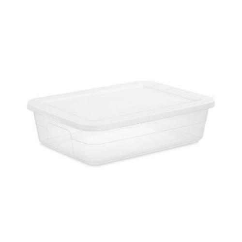 28qt Clear Under Bed Storage Box White - Room Essentials™ ( Pack w/ 10 units)