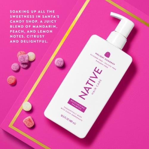 Native Limited Edition Holiday Gumdrop Moisturizing Shampoo 2 pack