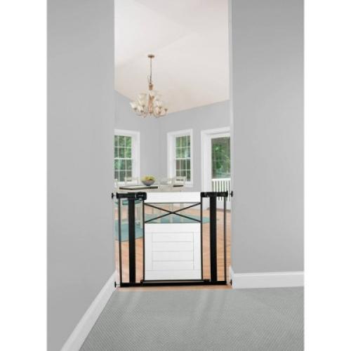 Safety 1st Easy Install Modern Farmhouse Baby Gate - White MAY HAVE MISSING PIECES