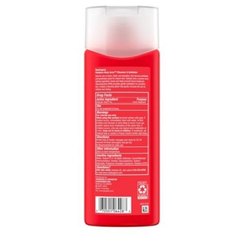 Neutrogena Stubborn Body Acne Cleanser & Exfoliator with Salicylic Acid for Acne-Prone Skin - Fragrance Free - 8.5 fl oz
