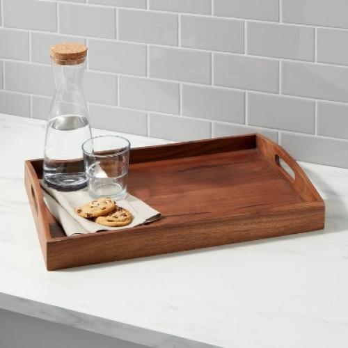 20 x 13 Wood Signature Serving Tray - Threshold™