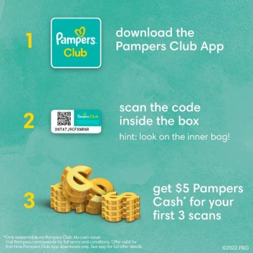 Pampers Pure Protection Diapers Enormous Pack - Newborn - 128ct